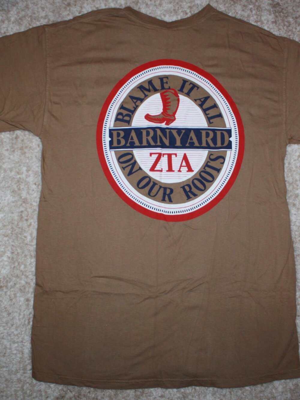 ZTA Blame It All On Our Roots T-shirt